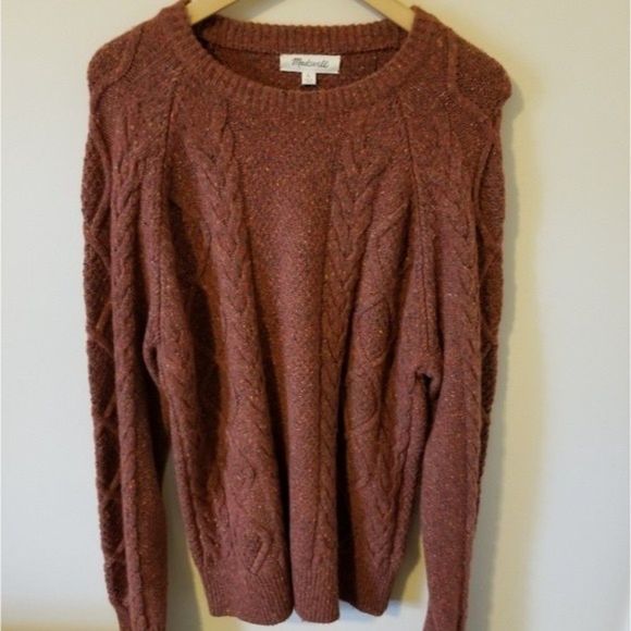 Madewell Donegal Cableknit Fisherman Jumper Sweater - Picture 2 of 14